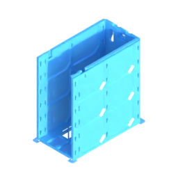 Render of MODULITH 165 Case - 1W-3H